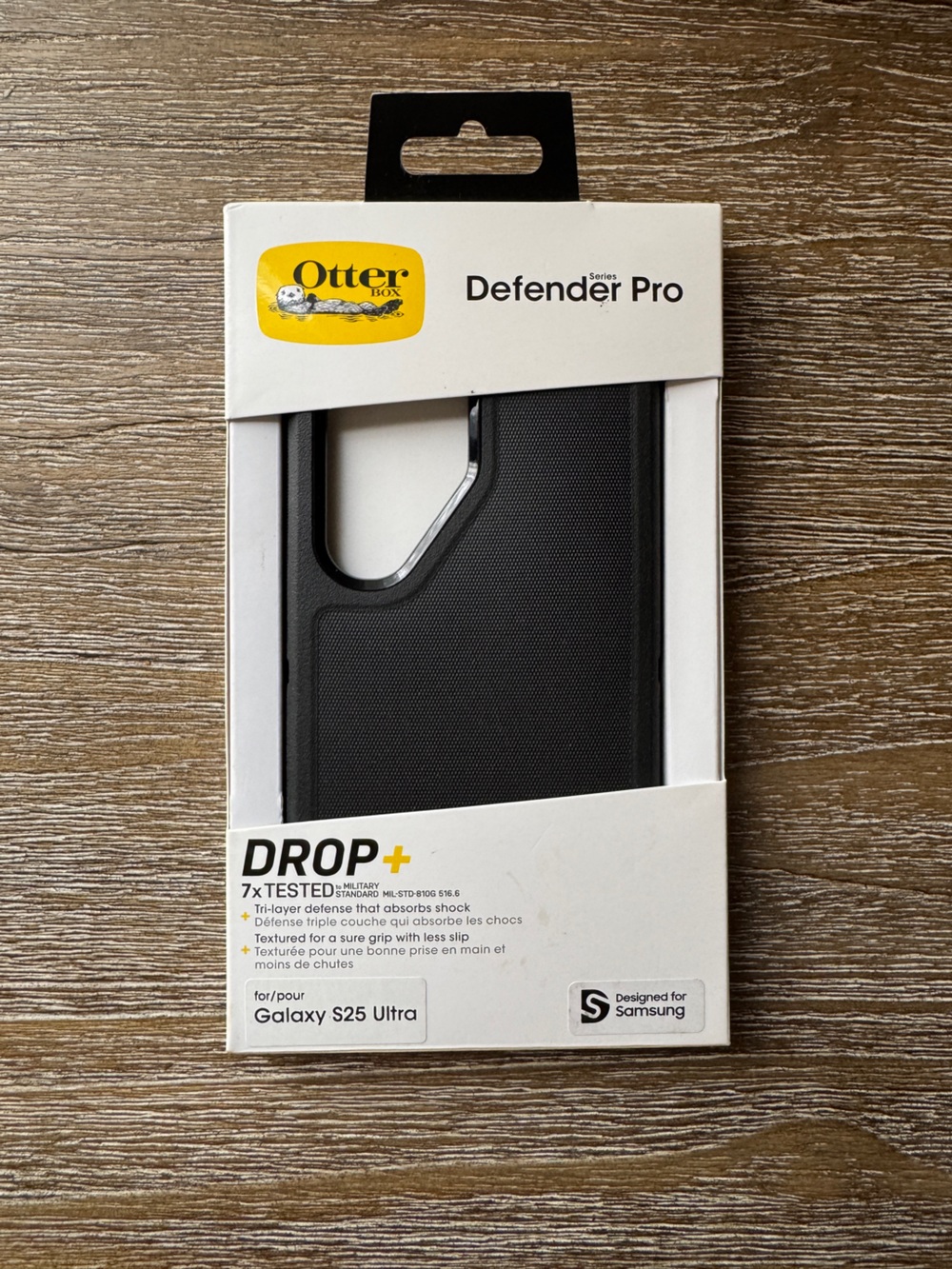 OtterBox Defender Pro Black Case for Galaxy S25 Ultra